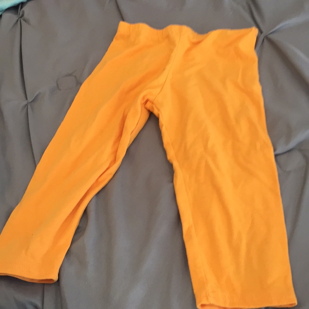 Orange leggings